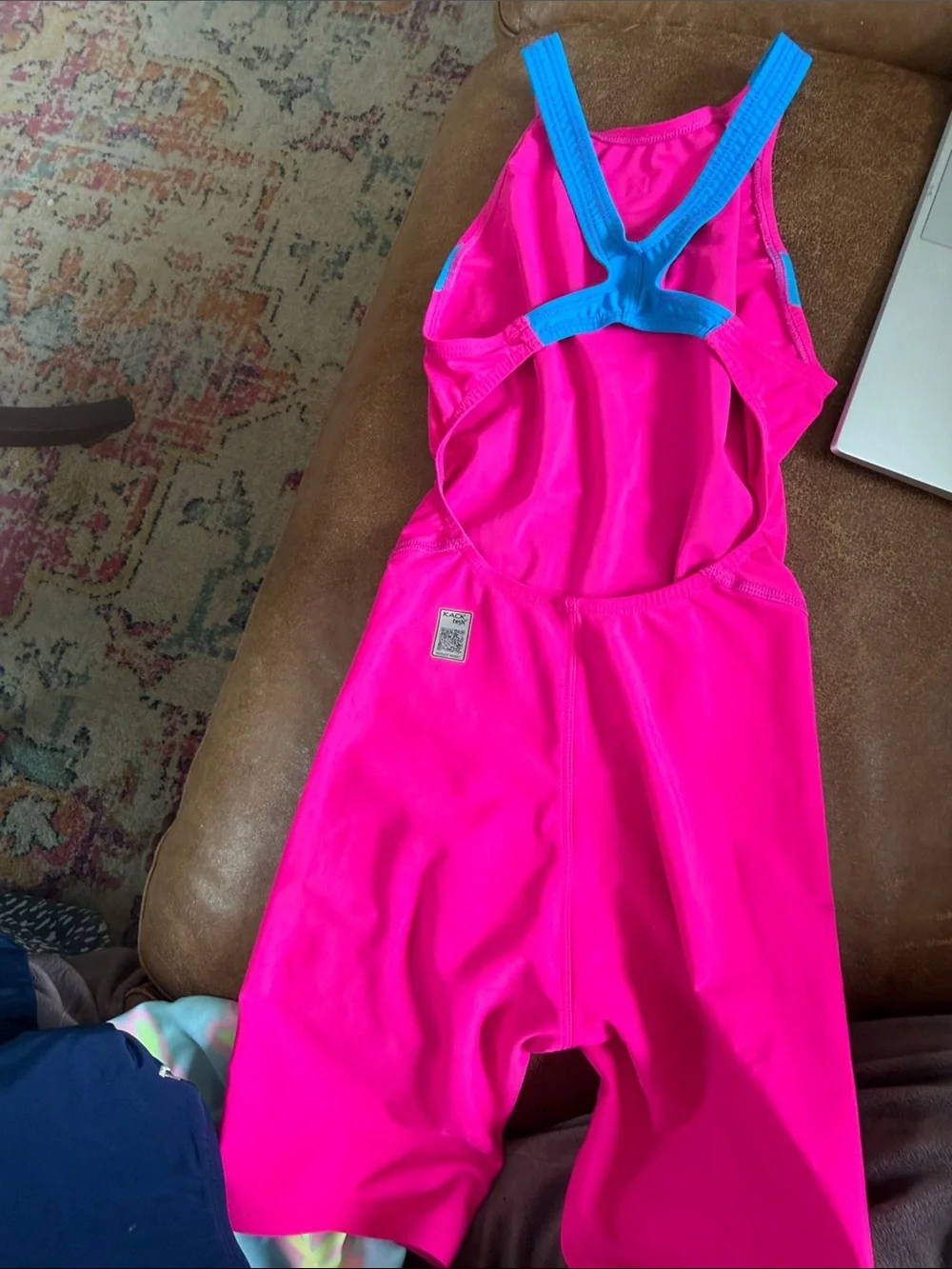 ZOKE Girls Training Competition Swimwear Kids Porfessional Racing Kneesuit